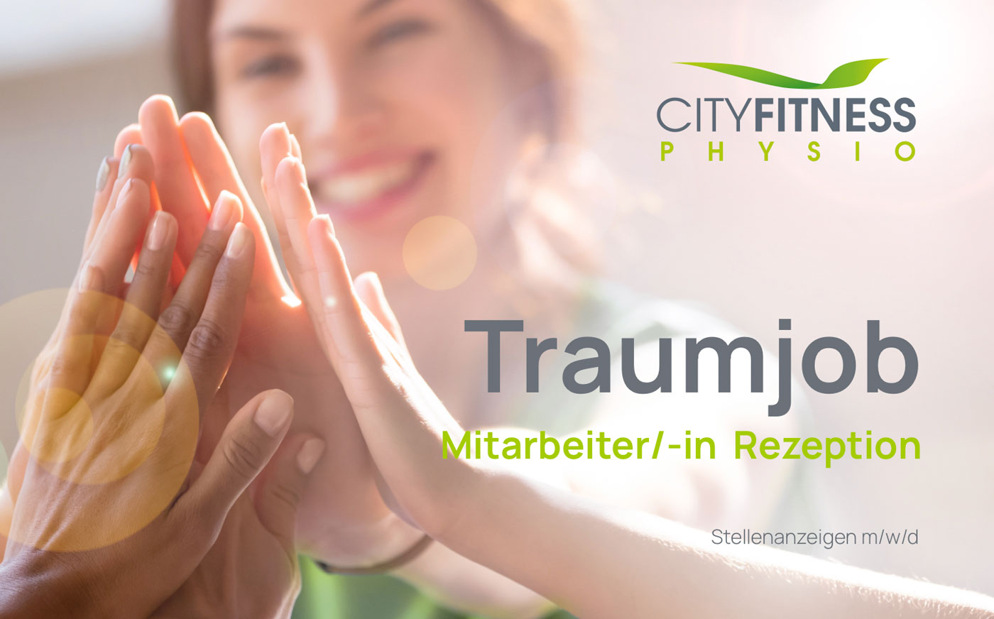CITYFITNESSPhysioStellenanzeigeRezeption